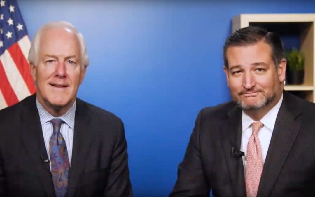 US Senators Cruz and Cornyn Split on Ukraine Funding Package