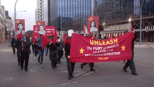 Communists March Through Downtown Austin for Abortion