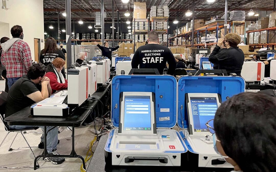 Texas Tells Biden-Harris Admin ‘No’ to Federal Polling Place Monitors