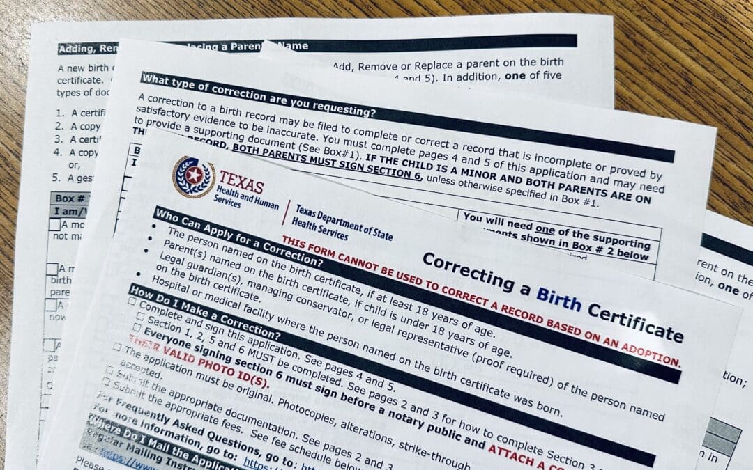 Texas Halts Birth Certificate Sex Changes for Gender-confused Individuals