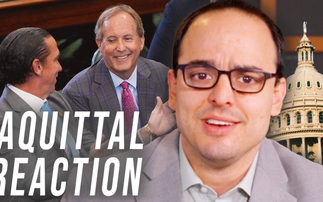 House Implosion Begins With Paxton Acquittal