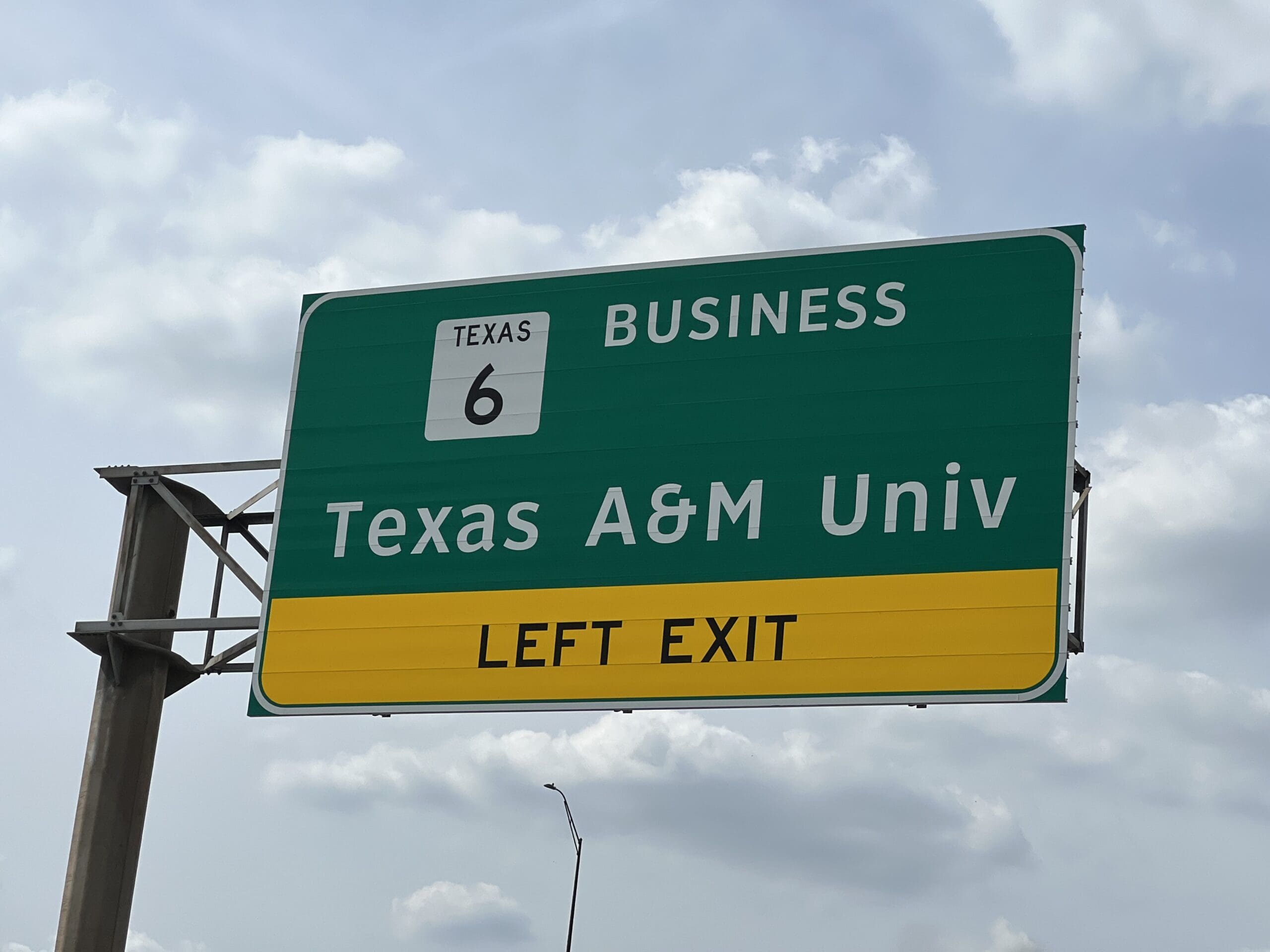 Texas A&M exit left