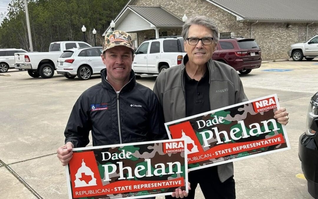 Rick Perry Tapped as Dade Phelan’s New Senior Advisor