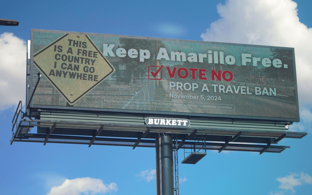 Women’s March Calls for Community Canvas of Amarillo to Defeat Pro-life Ballot Measure