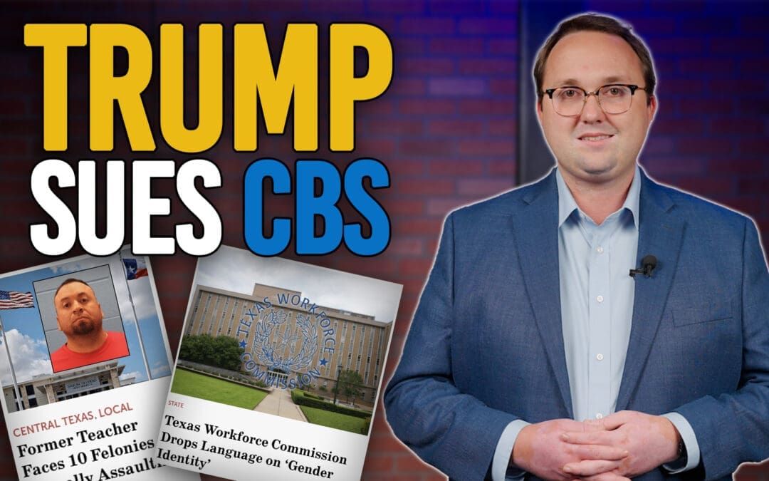 11/1/24 Trump SUES CBS in Texas for Fake News