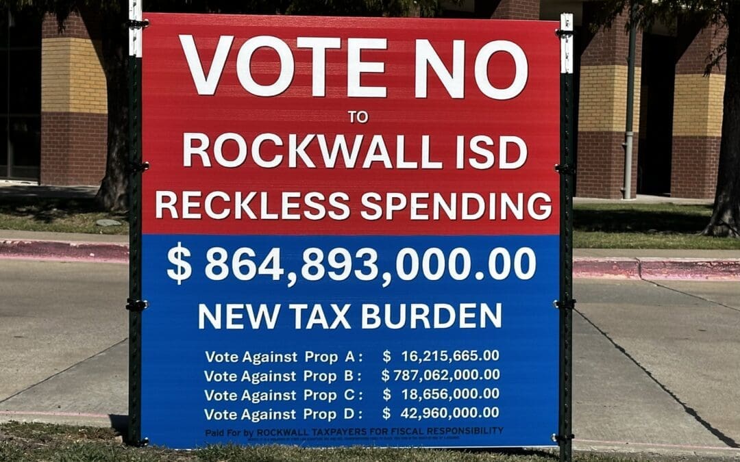 Voters Reject Rockwall ISD’s Big Bonds and Tax Increase