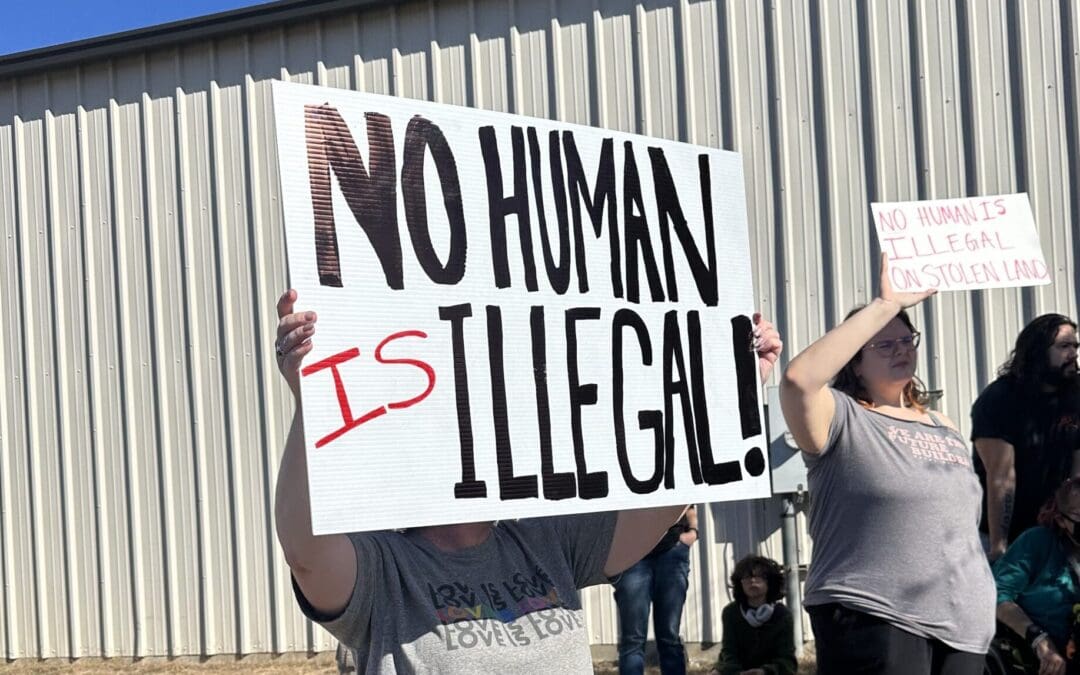 EXCLUSIVE: Anti-ICE Protestors Delay Construction in Pflugerville