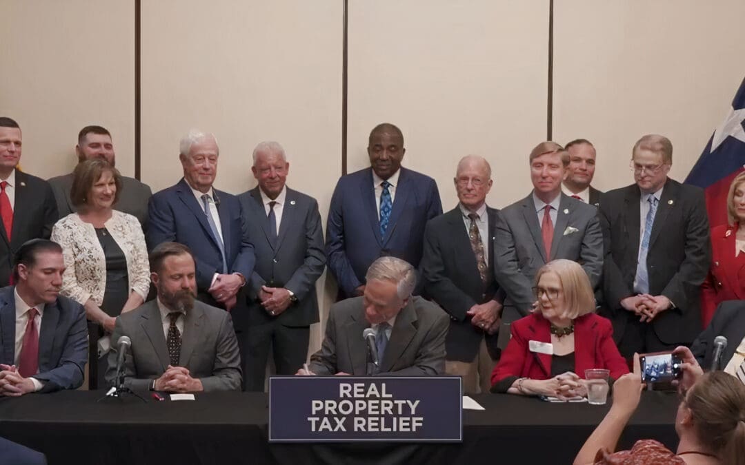 Gov. Abbott Signs Billions in Homeowner, Business Property Tax Relief
