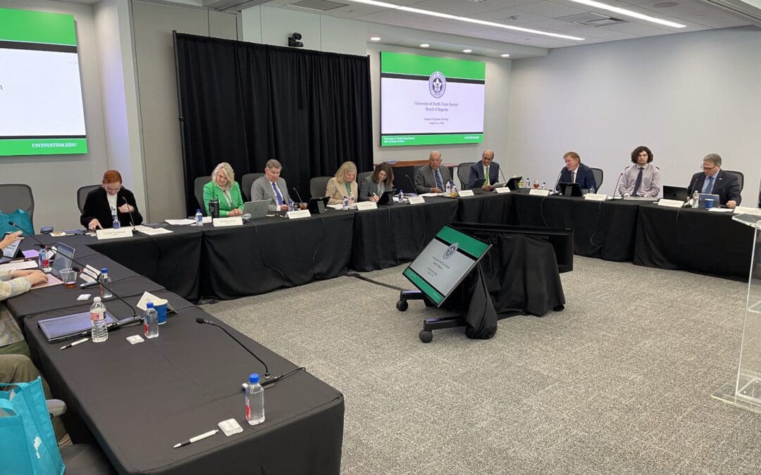 UNT Regents Change Rules To Comply With New State Laws
