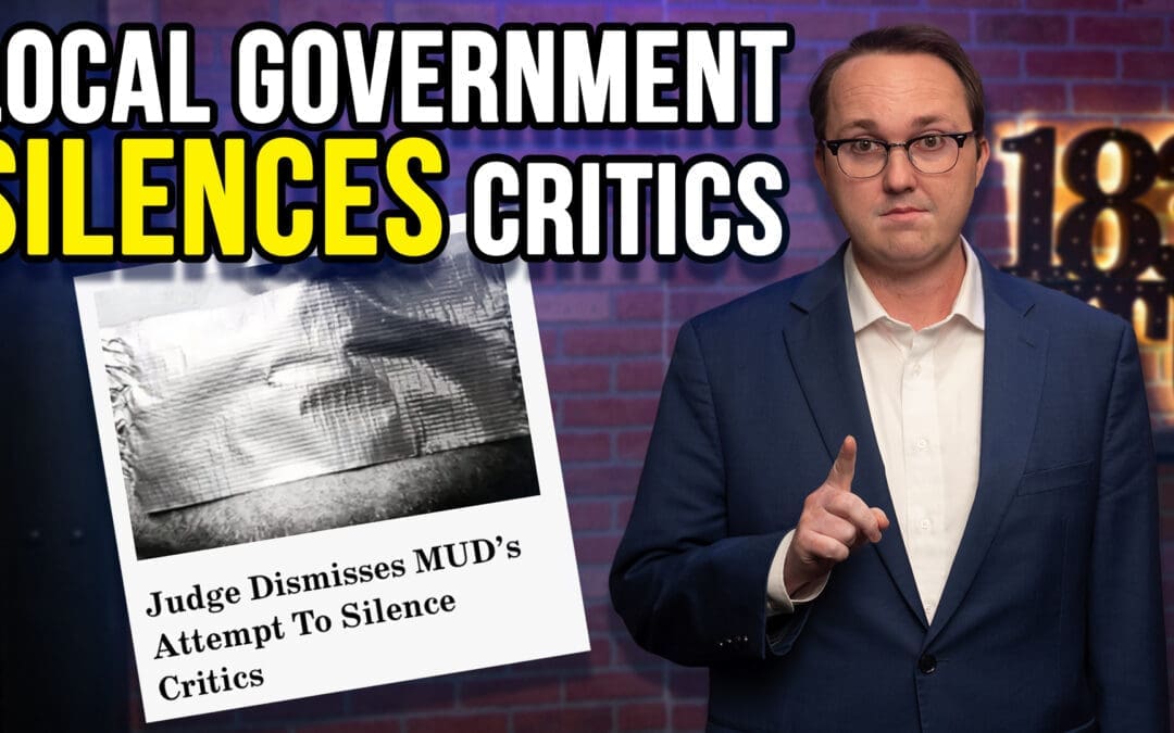 9/22/25 Local Government Tries to Silence Critics
