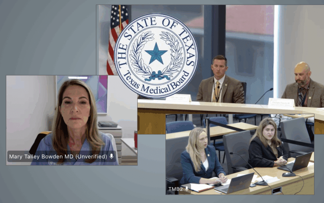 Dr. Mary Talley Bowden To Appeal Reprimand From Texas Medical Board